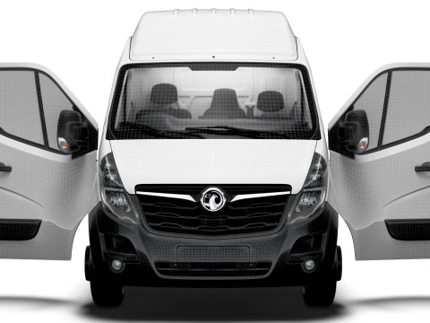 Vauxhall Movano Van L4H3 HQInterior 2021 3D Model