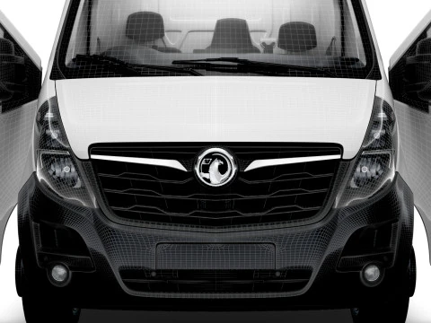 Vauxhall Movano Van L4H3 HQInterior 2021 3D Model