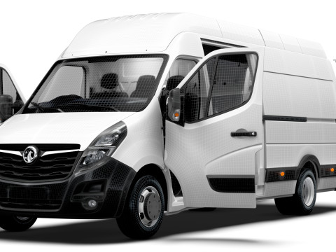 Vauxhall Movano Van L4H3 HQInterior 2021 Modelo 3D