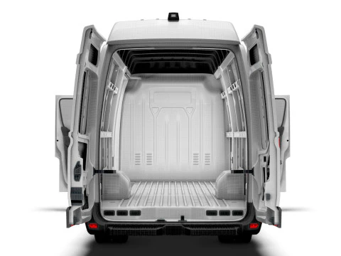 Vauxhall Movano Van L4H3 HQInterior 2021 3D Model