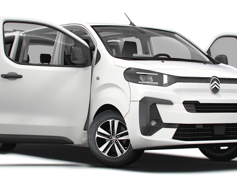 Citroen eSpaceTourer XL BusinessVIP HQInterior 2025 3D Model