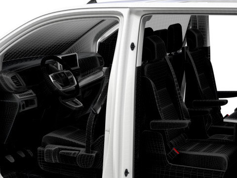Citroen eSpaceTourer XL BusinessVIP HQInterior 2025 3D-Modell