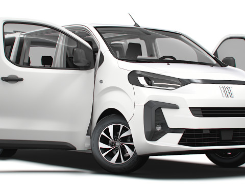 Fiat E Ulysse L3 BusinessVIP HQInterior 2025 3D Model