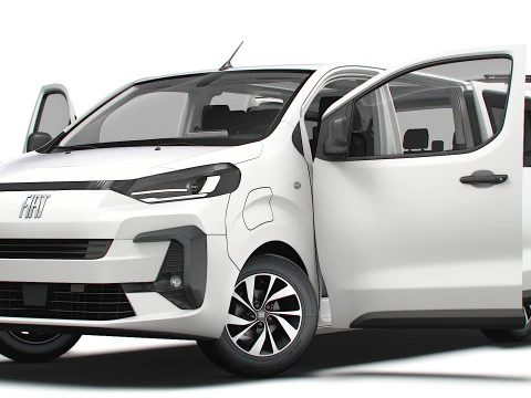 Fiat E Ulysse L3 BusinessVIP HQInterior 2025 3D Model
