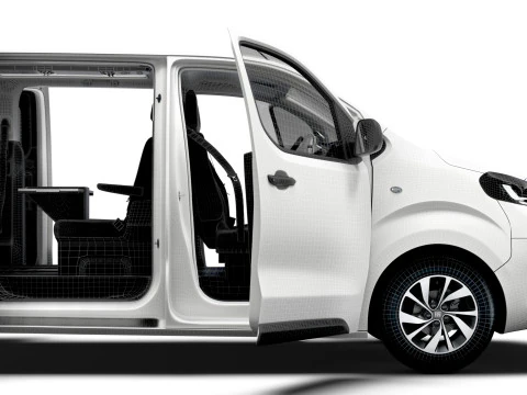 Fiat E Ulysse L3 BusinessVIP HQInterior 2025 3D Model