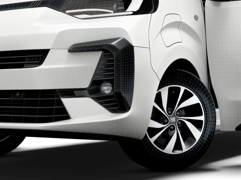 Fiat E Ulysse L3 BusinessVIP HQInterior 2025 3D Model