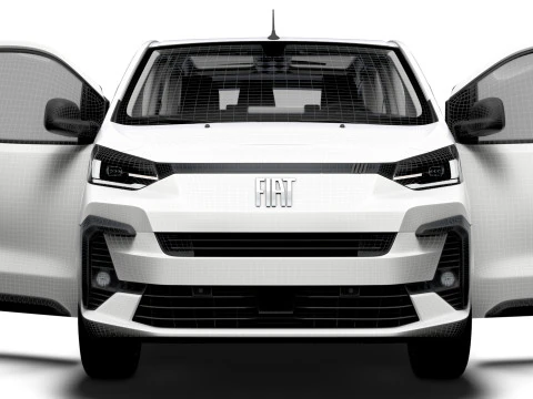 Fiat E Ulysse L3 BusinessVIP HQInterior 2025 3D Model