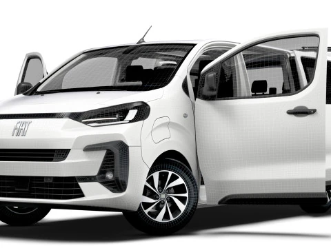 Fiat E Ulysse L3 BusinessVIP HQInterior 2025 3D Model