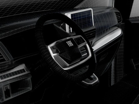 Fiat E Ulysse L3 BusinessVIP HQInterior 2025 3D Model