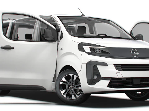 Opel Zafira Life E L3 BusinessVIP HQInterior 2025 Modelo 3D