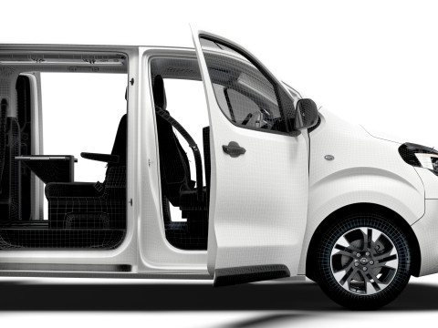 Opel Zafira Life E L3 BusinessVIP HQInterior 2025 Modelo 3D