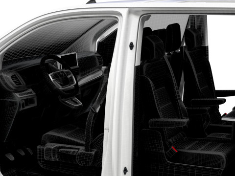 Opel Zafira Life E L3 BusinessVIP HQInterior 2025 Modelo 3D