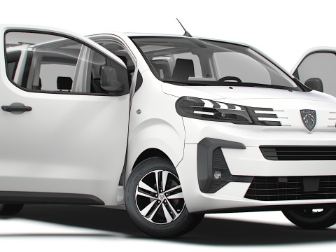 Peugeot eTraveller L3 BusinessVIP HQInterior 2025 3D Model