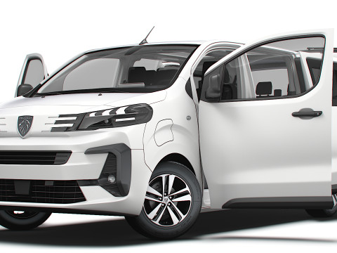 Peugeot eTraveller L3 BusinessVIP HQInterior 2025 3D 模型