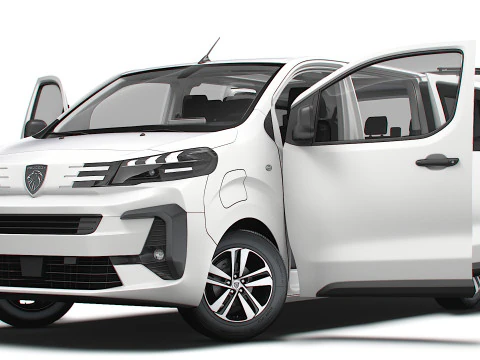 Peugeot eTraveller L3 BusinessVIP HQInterior 2025 3D Model