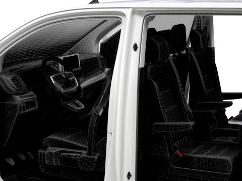 Peugeot eTraveller L3 BusinessVIP HQInterior 2025 3D 模型