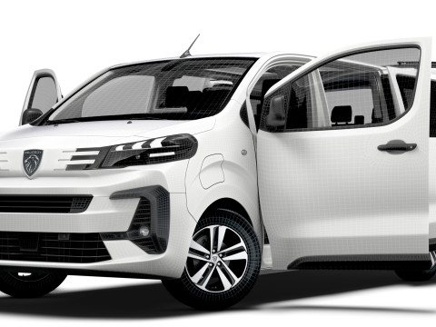 Peugeot eTraveller L3 BusinessVIP HQInterior 2025 3D 模型