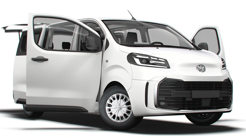 Toyota ProACE Verso E L3 BusinessVIP HQWnętrze 2025 Model 3D .c4d .max .obj .3ds .fbx .stl .blend 