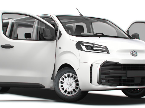 Toyota ProACE Verso E L3 BusinessVIP HQInterior 2025 3D Model