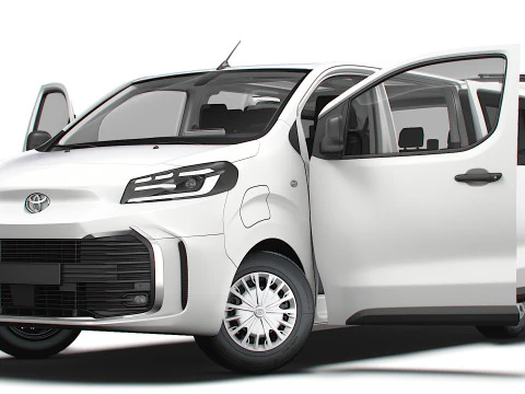 Toyota ProACE Verso E L3 BusinessVIP HQWnętrze 2025 Model 3D