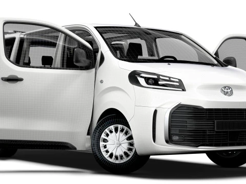 Toyota ProACE Verso E L3 BusinessVIP HQWnętrze 2025 Model 3D
