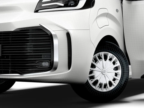 Toyota ProACE Verso E L3 BusinessVIP HQWnętrze 2025 Model 3D