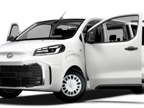 Toyota ProACE Verso E L3 BusinessVIP HQWnętrze 2025 Model 3D