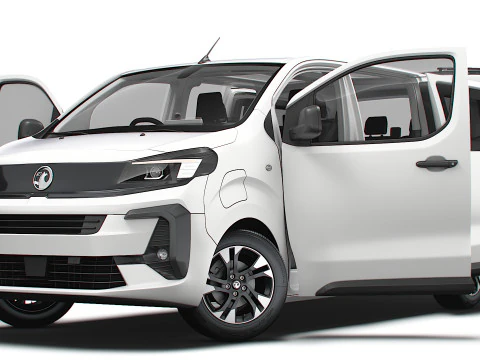 Vauxhall Zafira Life E L3 BusinessVIP HQИнтерьер 2025 3D Модель