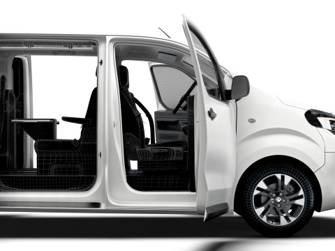 Vauxhall Zafira Life E L3 BusinessVIP HQInterior 2025 Modelo 3D