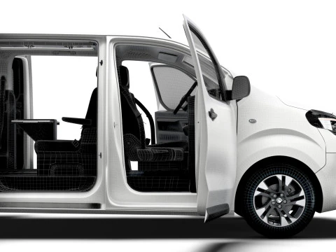 Vauxhall Zafira Life E L3 BusinessVIP HQИнтерьер 2025 3D Модель