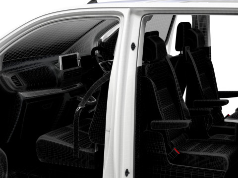 Vauxhall Zafira Life E L3 BusinessVIP HQInterior 2025 Modelo 3D