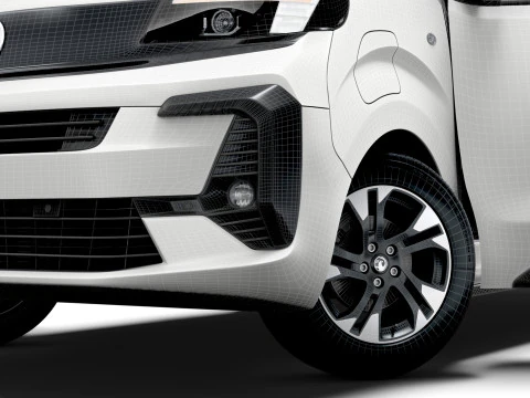 Vauxhall Zafira Life E L3 BusinessVIP HQИнтерьер 2025 3D Модель