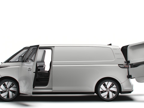 VW ID Buzz Cargo LWB GTX HQInterior 2024 Modelo 3D