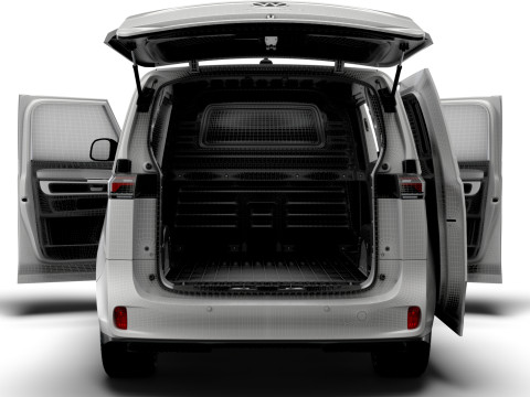 VW ID Buzz Cargo LWB GTX Valve HQInterior 2024 Modello 3D