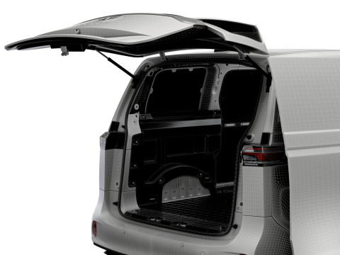 VW ID Buzz Cargo LWB GTX Valve HQInterior 2024 Modello 3D