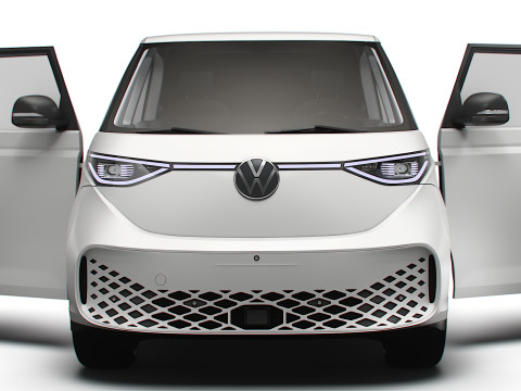 VW ID Buzz Cargo LWB HQInterior 2024 3D Модель