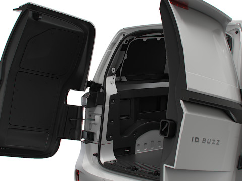 VW ID Buzz Cargo LWB HQInterior 2024 3D Модель