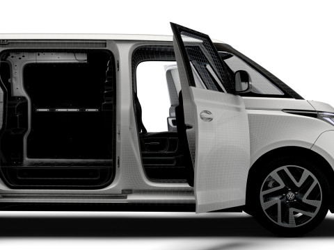 VW ID Buzz Cargo LWB HQInterior 2024 3D Модель