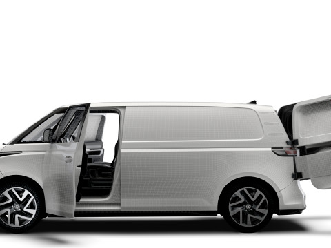 VW ID Buzz Cargo LWB HQInterior 2024 3D Модель