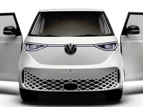 VW ID Buzz Cargo LWB HQInterior 2024 3D Model