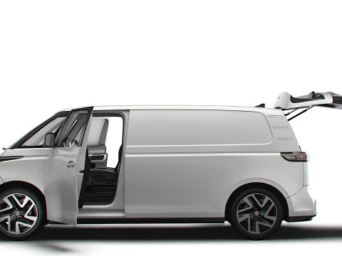 VW ID Buzz Cargo LWB Valf HQInterior 2024 3D Model