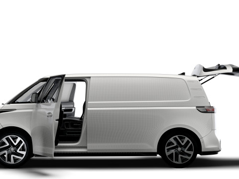 VW ID Buzz Cargo LWB Valve HQInterior 2024 3D-Modell