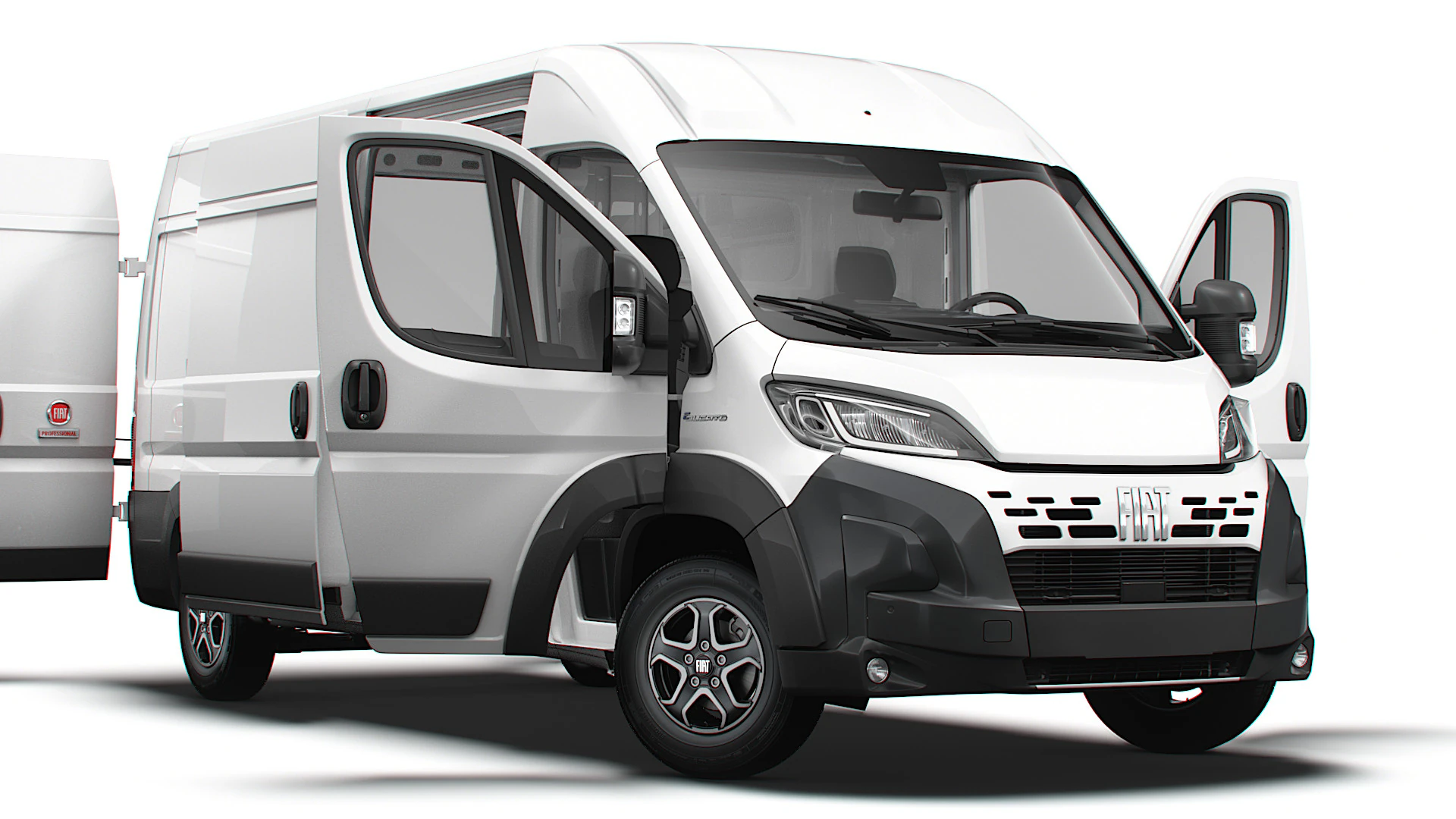 Fiat y Ducato Furg&oacute;n L3H2 HQ Interior 2025 Modelo 3D .c4d .max .obj .3ds .fbx .stl .blend 