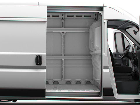 Fiat e Ducato Van L3H2 HQ Interior 2025 Model 3D
