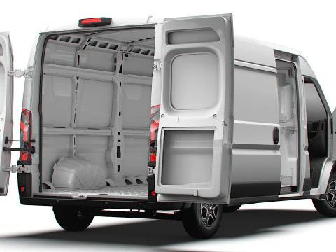 Fiat y Ducato Furg&oacute;n L3H2 HQ Interior 2025 Modelo 3D