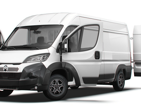 Citroen e Jumper Van L3H2 HQ Interior 2025 Modelo 3D