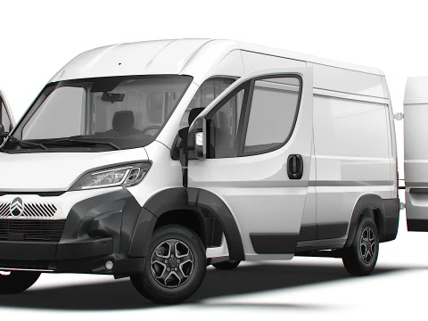 Citroen e Jumper Van L3H2 HQ Interior 2025 3D Model