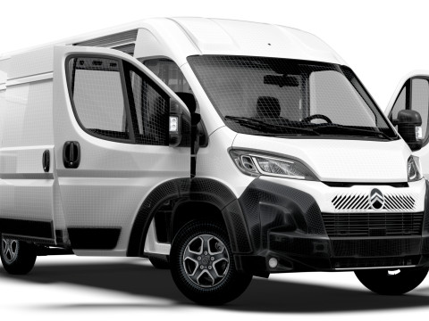 Citroen e Jumper Van L3H2 HQ Interior 2025 Modelo 3D
