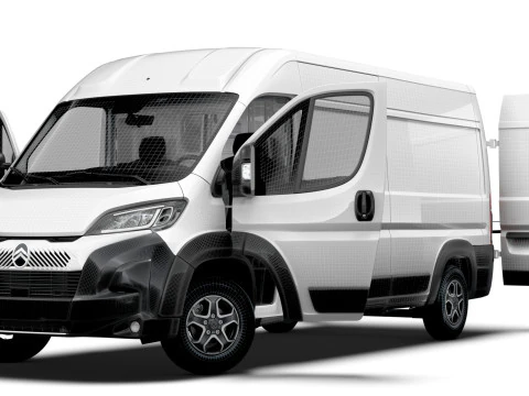 Citroen e Jumper Van L3H2 HQ Interior 2025 3D Model