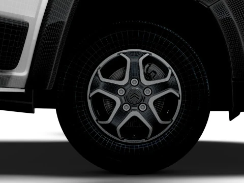 Citroen e Jumper Van L3H2 HQ Interior 2025 3D Model